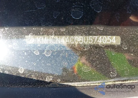 2011 Hyundai Accent Gls from USA, damaged, VIN KMHCN4AC0BU574054